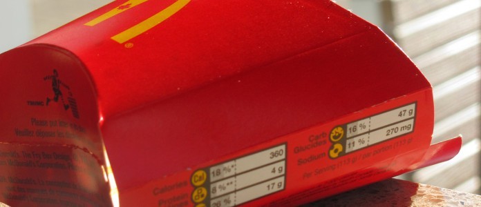 Niet alle ingrediënten van Franse frietjes van McDonalds staan op de verpakking.
